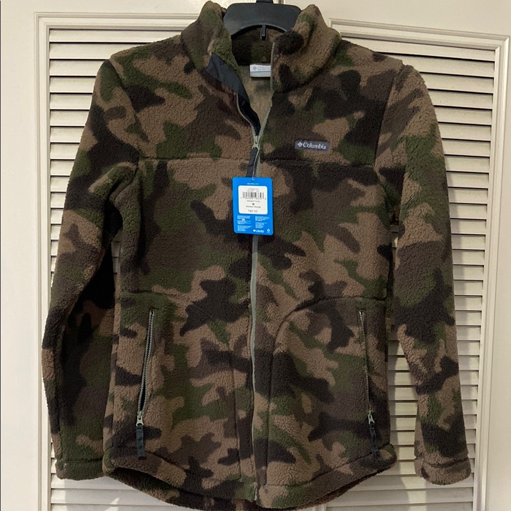 Columbia Camouflage Fleece Jacket